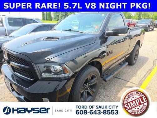 2018 RAM 1500 Night Regular Cab 4x4 6'4' Box