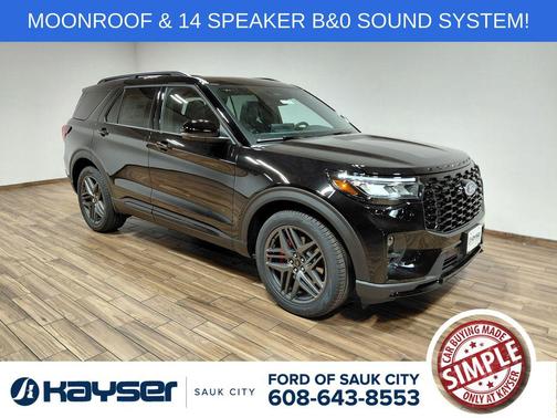 Agate Black Metallic 2026 Ford Explorer ST