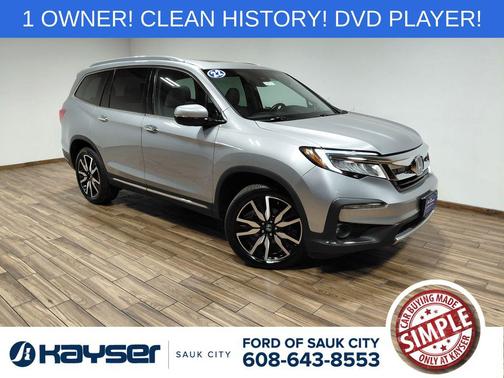 Platinum White Pearl 2022 Honda Pilot AWD Elite