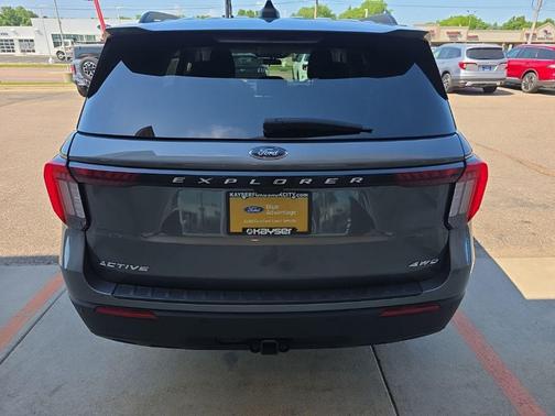 Gray Metallic 2025 Ford Explorer Active