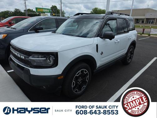 Oxford White 2025 Ford Bronco Sport Outer Banks