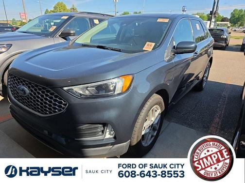 Stone Blue Metallic 2023 Ford Edge SEL
