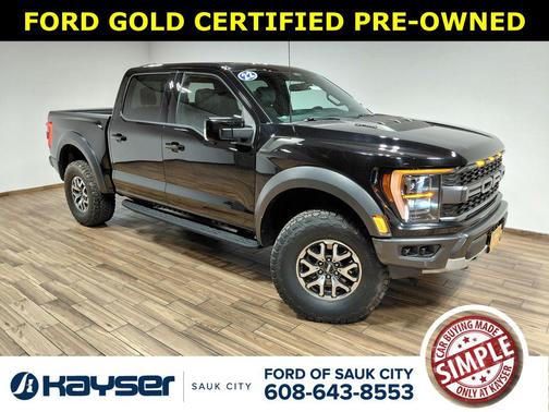 Agate Black Metallic 2022 Ford F-150 Raptor