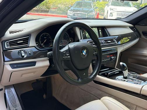 Blue 2014 BMW 740 740i