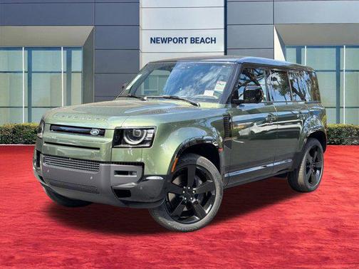 Woolstone Green Metallic 2026 Land Rover Defender P500 X-Dynamic SE