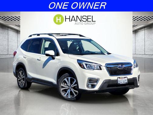 Crystal White Pearl 2019 Subaru Forester Limited