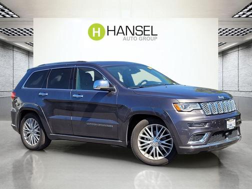 Granite Crystal Metallic Clearcoat 2017 Jeep Grand Cherokee Summit