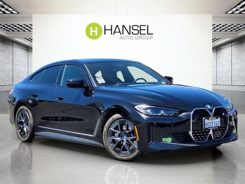 Black Sapphire Metallic 2023 BMW i4 Gran Coupe eDrive35