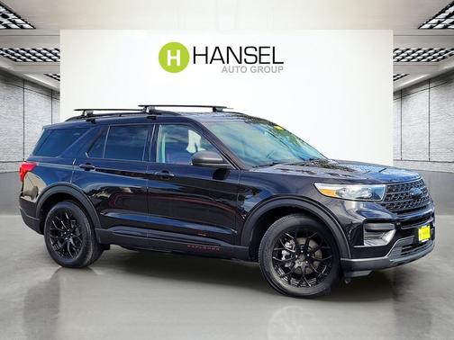 AGATE BLACK METALLIC 2020 Ford Explorer XLT