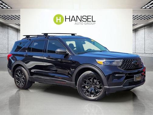 AGATE BLACK METALLIC 2020 Ford Explorer XLT