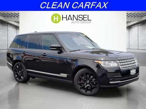 Santorini Black 2017 Land Rover Range Rover 3.0L Supercharged HSE