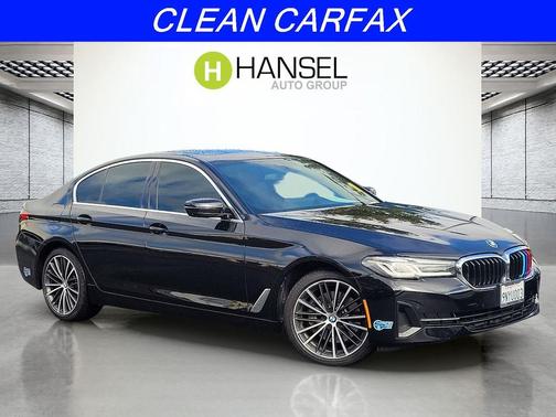 Jet Black 2021 BMW 530e Base