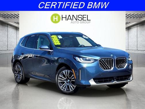 Arctic Race Blue Metallic 2025 BMW X3 30 xDrive
