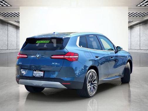 Arctic Race Blue Metallic 2025 BMW X3 30 xDrive