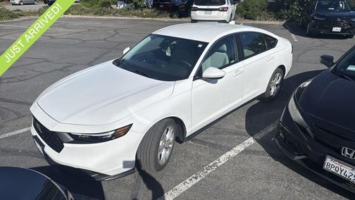 Platinum White Pearl 2023 Honda Accord LX 1.5T