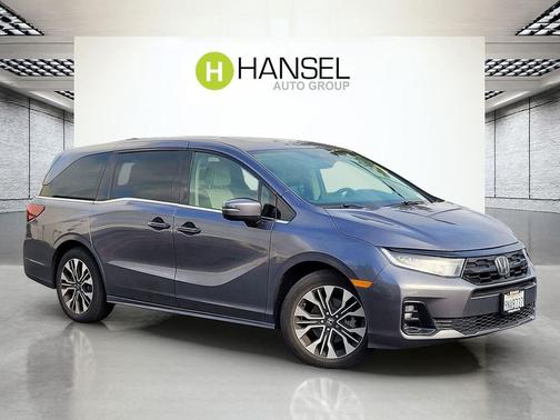 Modern Steel Metallic 2025 Honda Odyssey Elite