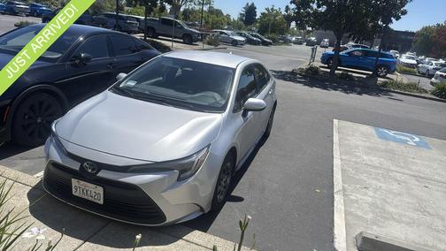Classic Silver Metallic 2025 Toyota Corolla Hybrid LE