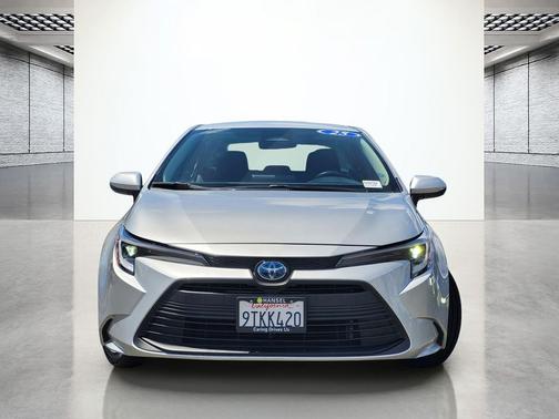 Classic Silver Metallic 2025 Toyota Corolla Hybrid LE