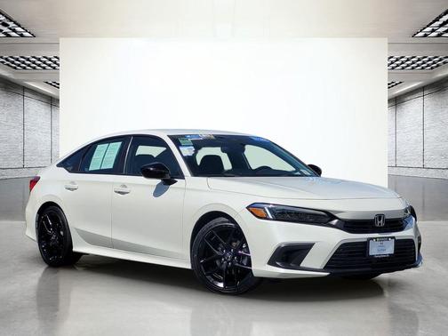 Platinum White Pearl 2023 Honda Civic Sport