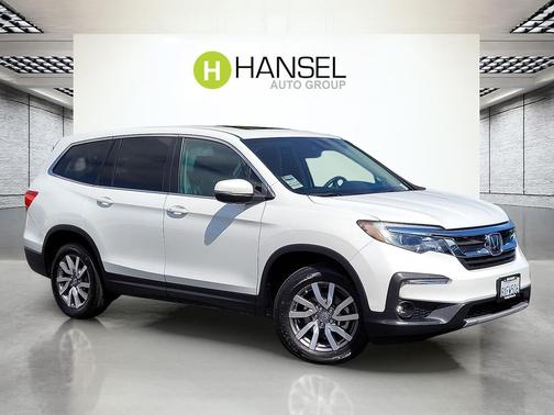 Platinum White Pearl 2021 Honda Pilot 2WD EX-L