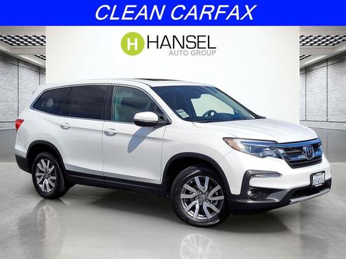 Platinum White Pearl 2021 Honda Pilot 2WD EX-L