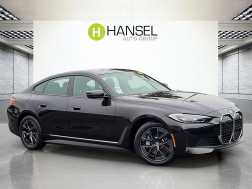 Black Sapphire Metallic 2023 BMW i4 Gran Coupe eDrive35
