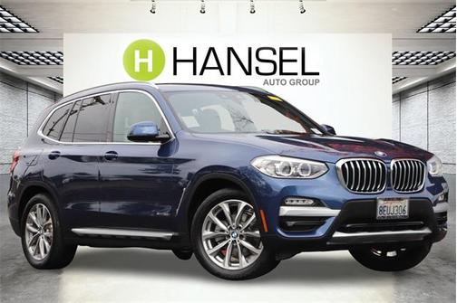 Phytonic Blue Metallic 2018 BMW X3 xDrive30i