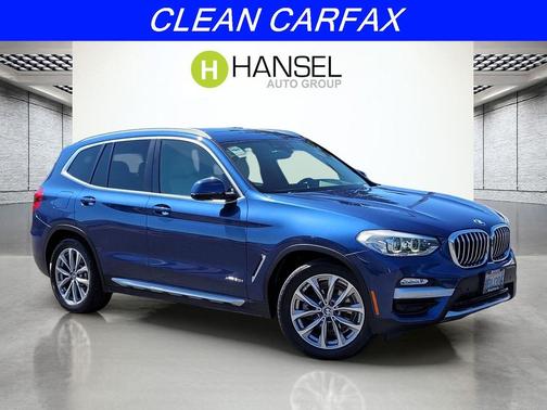 Phytonic Blue Metallic 2018 BMW X3 xDrive30i