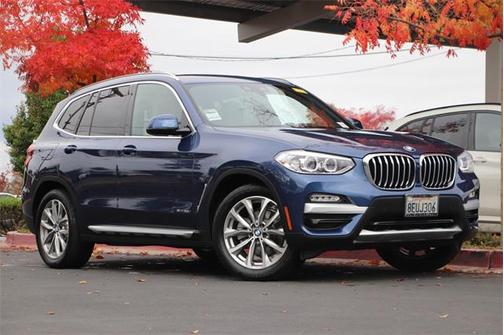 Phytonic Blue Metallic 2018 BMW X3 xDrive30i