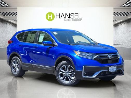Aegean Blue Metallic 2022 Honda CR-V AWD EX