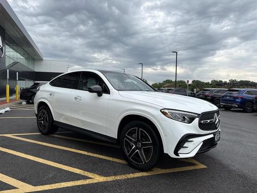 Polar White 2025 Mercedes-Benz GLC 300 4MATIC Coupe