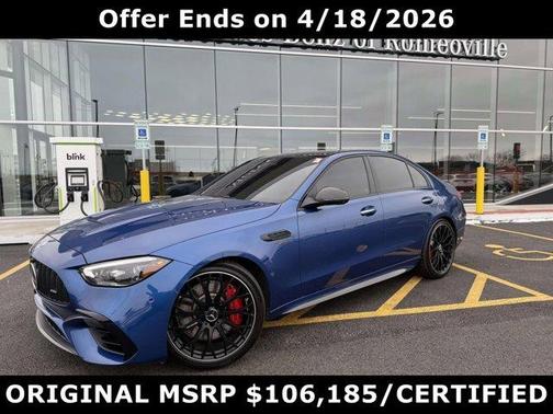 Starling Blue Metallic 2024 Mercedes-Benz AMG C 63 S E Performance