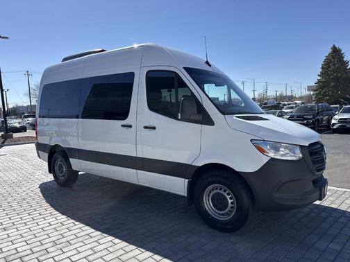 White 2024 Mercedes-Benz Sprinter 2500 144 WB Standard Roof Passenger