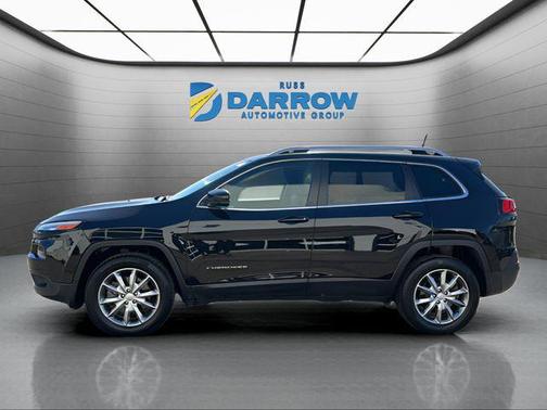 Diamond Black Crystal Pearlcoat 2018 Jeep Cherokee Limited