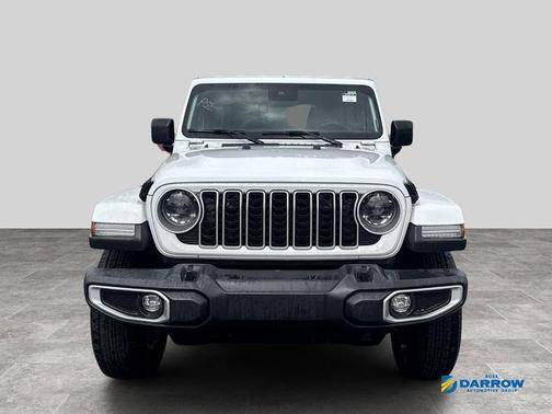 Bright White Clearcoat 2024 Jeep Wrangler 4-Door Sahara 4x4