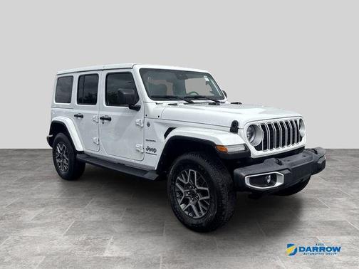 Bright White Clearcoat 2024 Jeep Wrangler 4-Door Sahara 4x4