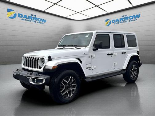 Bright White Clearcoat 2024 Jeep Wrangler 4-Door Sahara 4x4