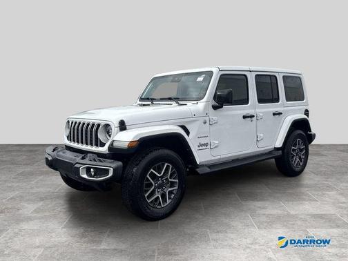 Bright White Clearcoat 2024 Jeep Wrangler 4-Door Sahara 4x4