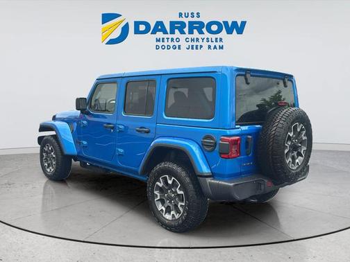 Hydro Blue Pearlcoat 2026 Jeep Wrangler 4-Door Sahara 4x4