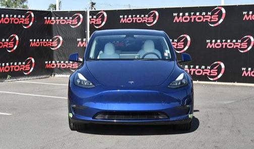 Blue 2023 Tesla Model Y Long Range