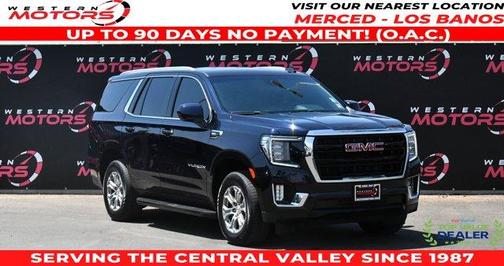 Midnight Blue Metallic 2024 GMC Yukon SLE