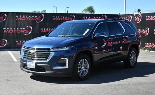 Northsky Blue Metallic 2022 Chevrolet Traverse LT Cloth