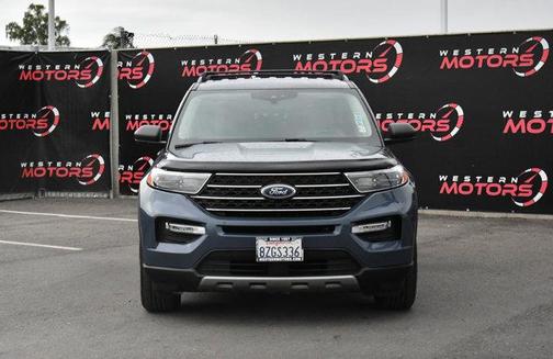 Blue 2021 Ford Explorer XLT