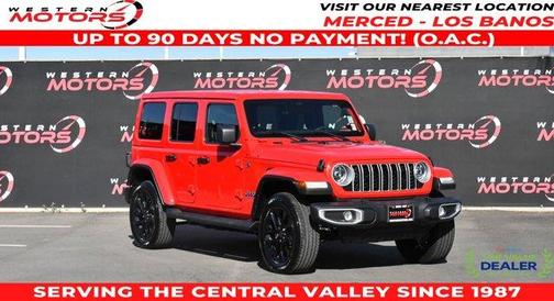 Firecracker Red Clearcoat 2025 Jeep Wrangler 4xe Sahara