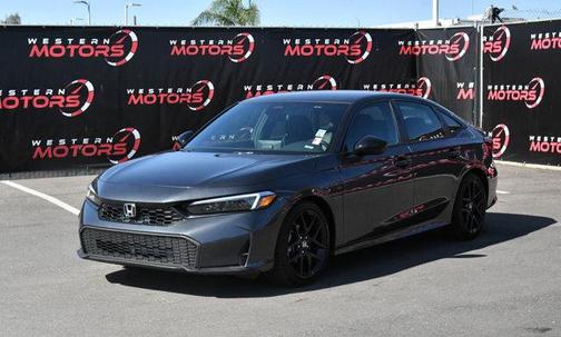 Gray 2025 Honda Civic Sport