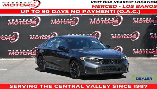 Gray 2025 Honda Civic Sport