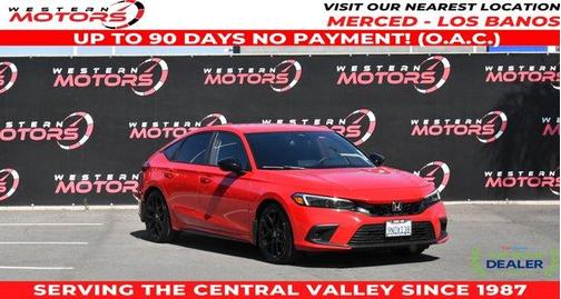 Red 2024 Honda Civic Sport