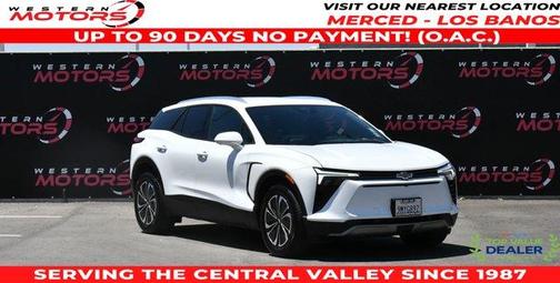 Summit White 2024 Chevrolet Blazer EV eAWD LT