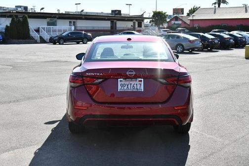 Scarlet Ember 2025 Nissan Sentra SV