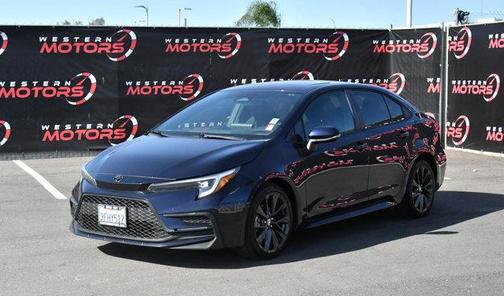 Blue 2023 Toyota Corolla SE